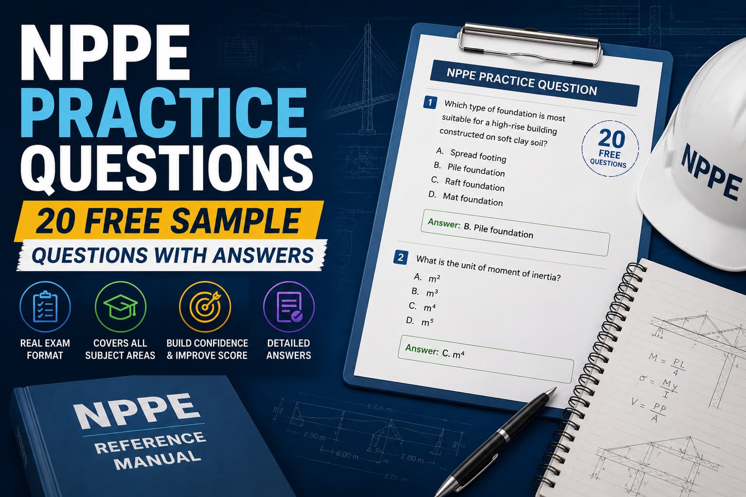 NPPE Practice Questions: 20 Free Sample Questions with Answers